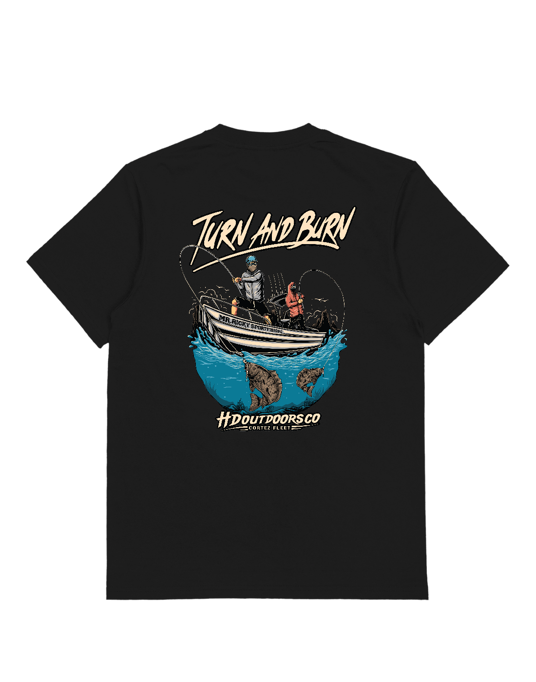 Turn & Burn Tee | Mr. Ricky Sportfishing Collab