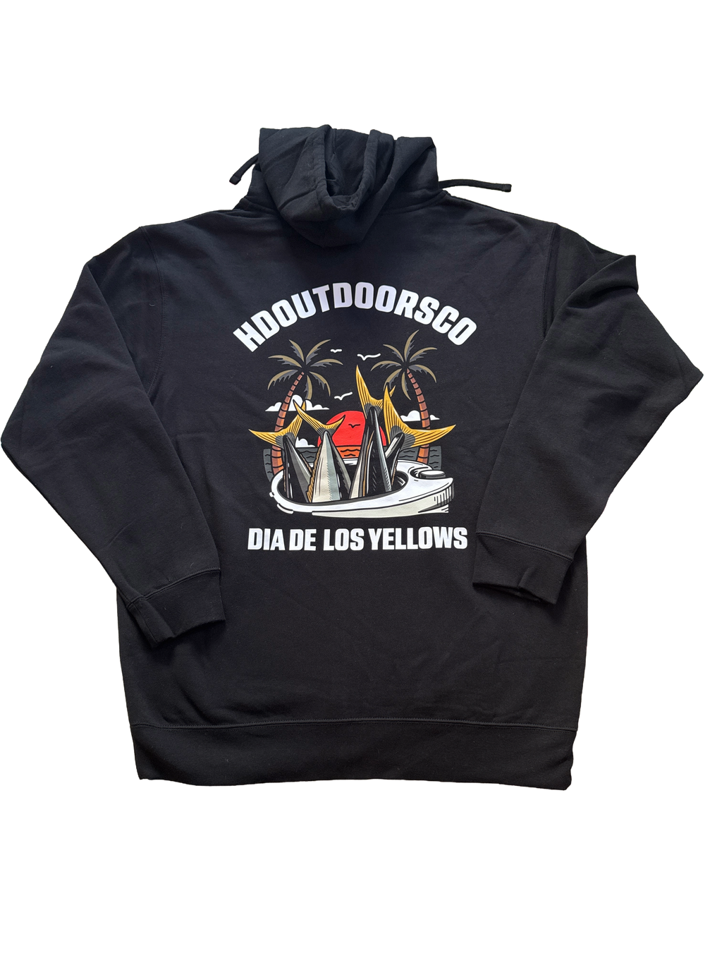 Now Available! Dia De Los Yellows Zip Up Hoodie