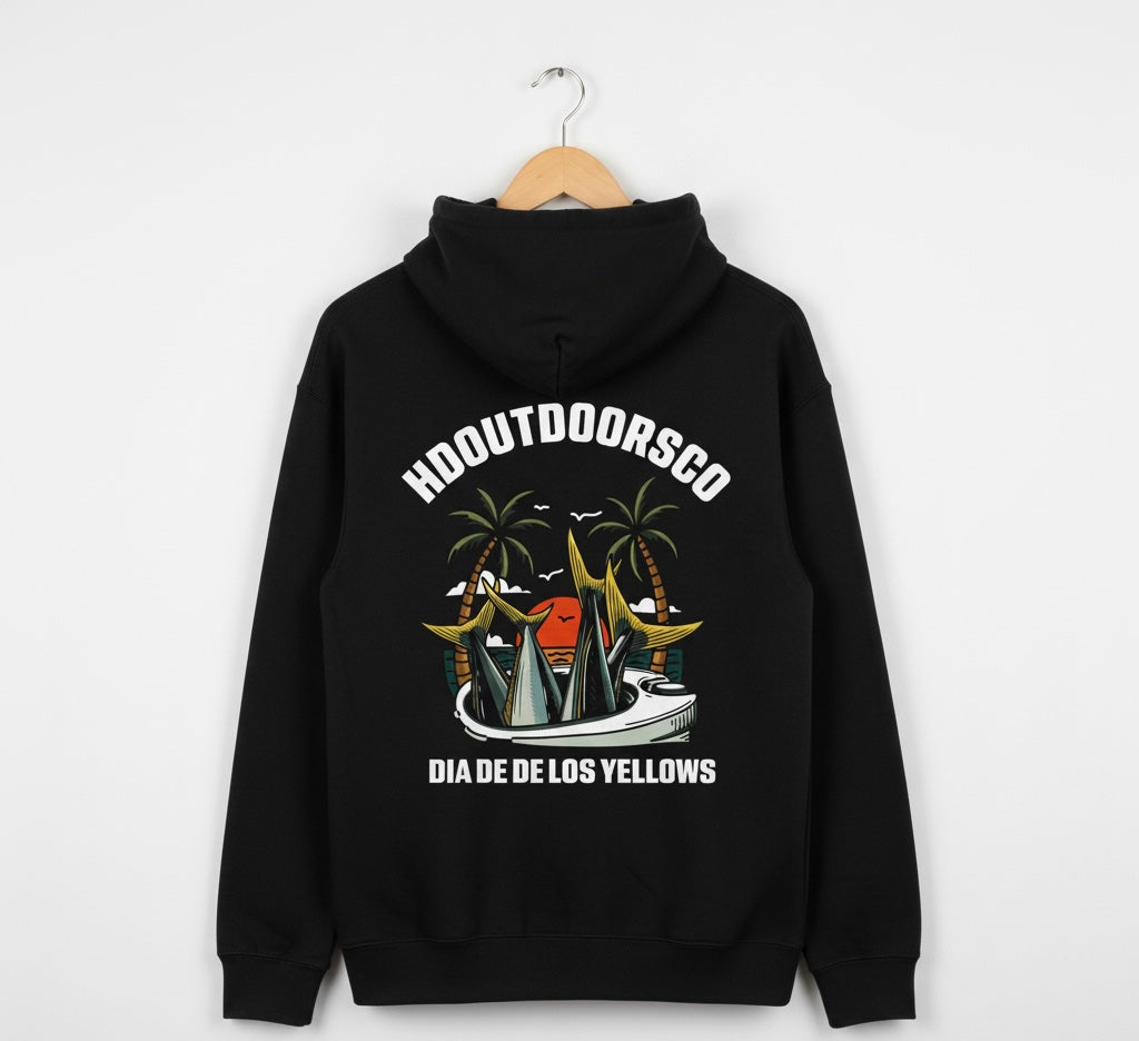 Now Available! Dia De Los Yellows Zip Up Hoodie